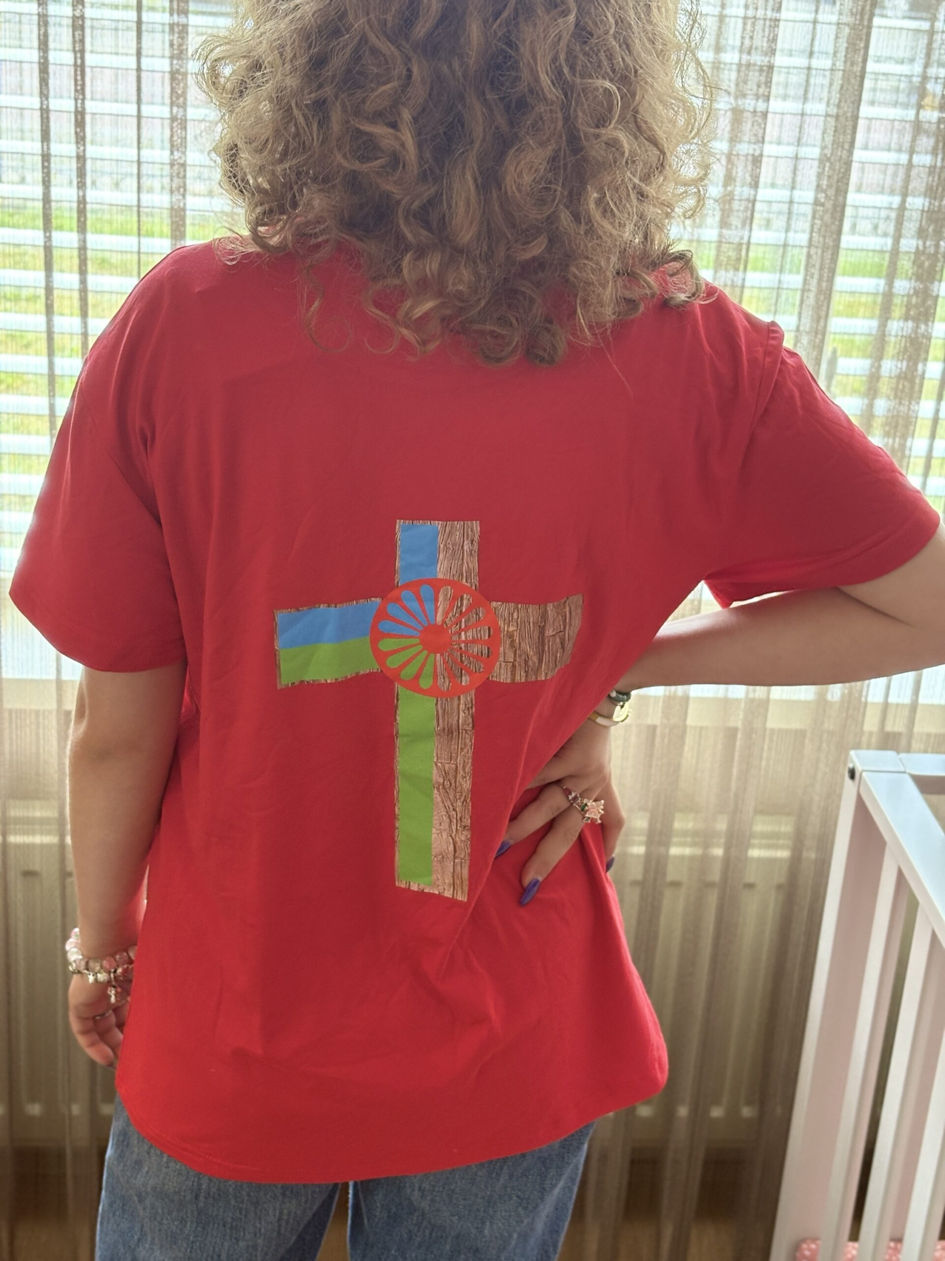 Dames T-Shirt Travelers Cross