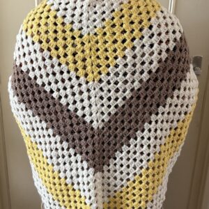 Omslagdoek yellow brown
